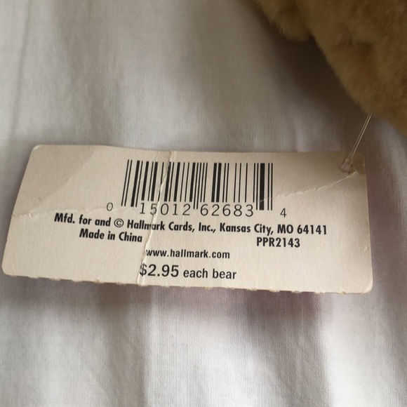 Vintage Hallmark KISS KISS BEAR hand holding couple - Picture 6 of 15